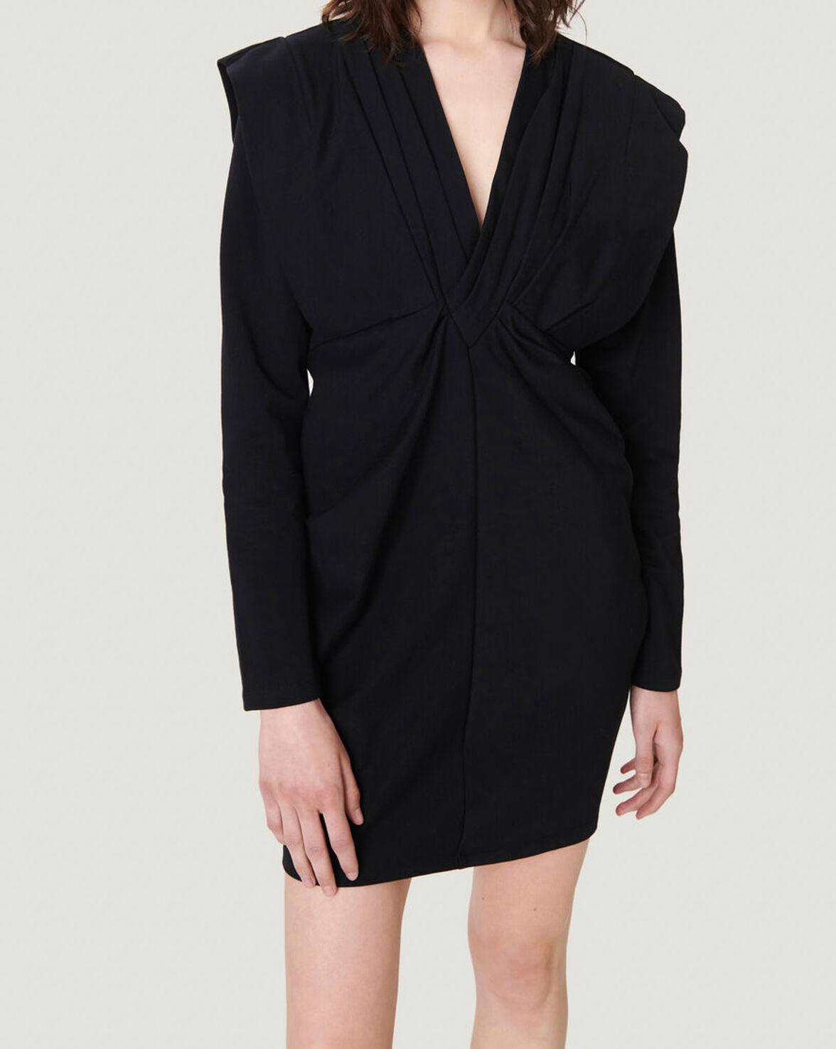 EMYLIE STRUCTURED SHOULDER MINI DRESS image number null